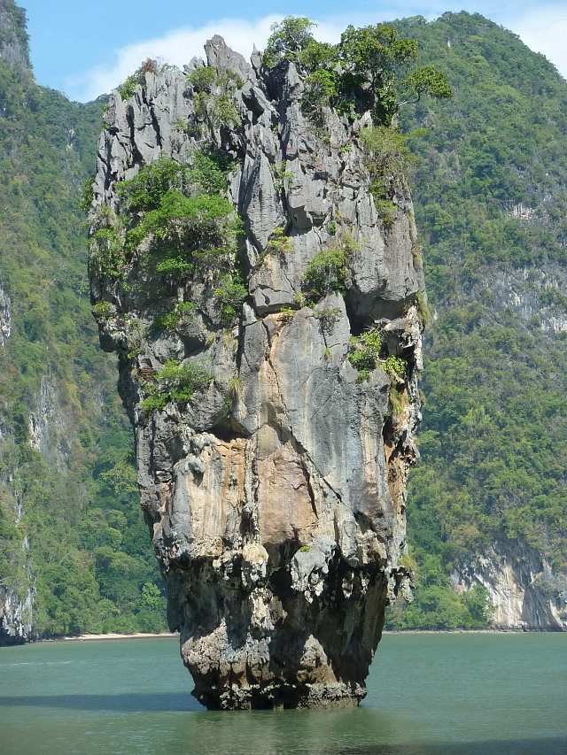 Вертикальная скала Тайланд фото